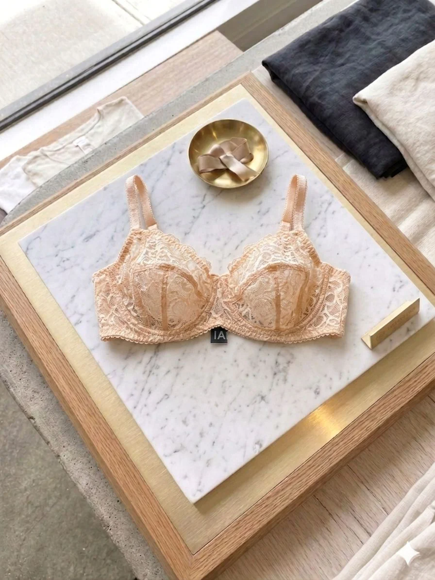 Scarlet Elegance Yellow Lace Bralette